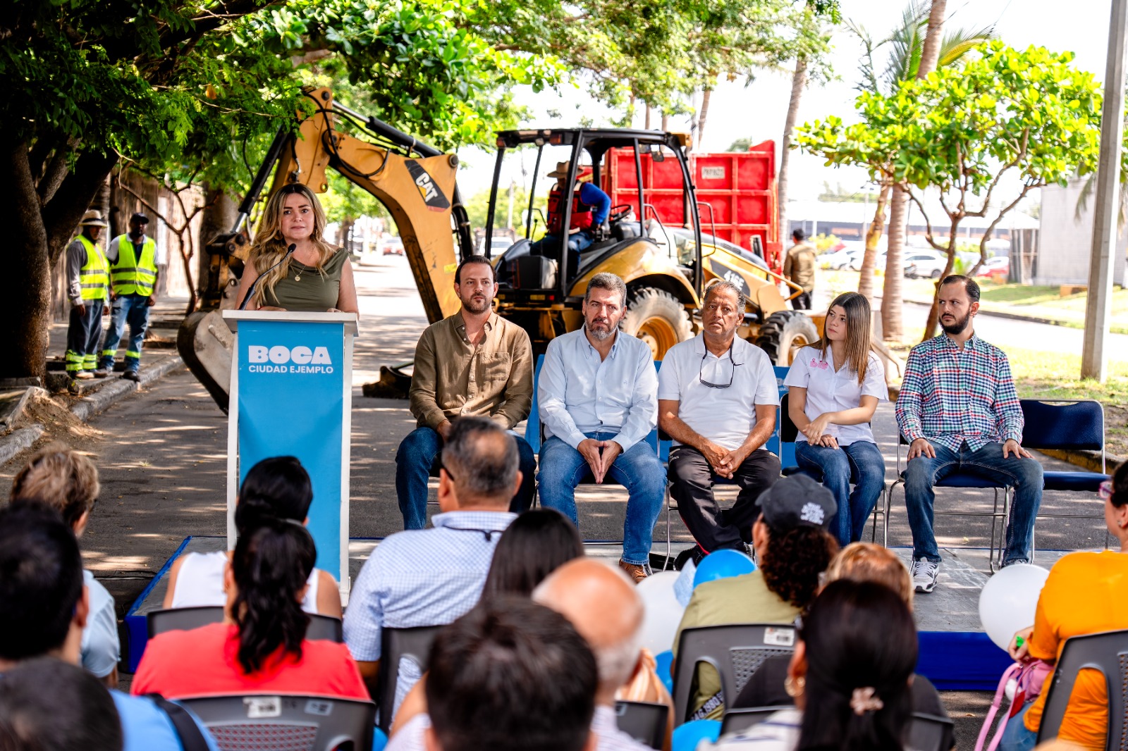 Inicia la modernización con concreto hidráulico de la avenida Las Palmeras, una obra estratégica para la movilidad de Boca del Río: Alcaldesa Maryjose Gamboa Torales